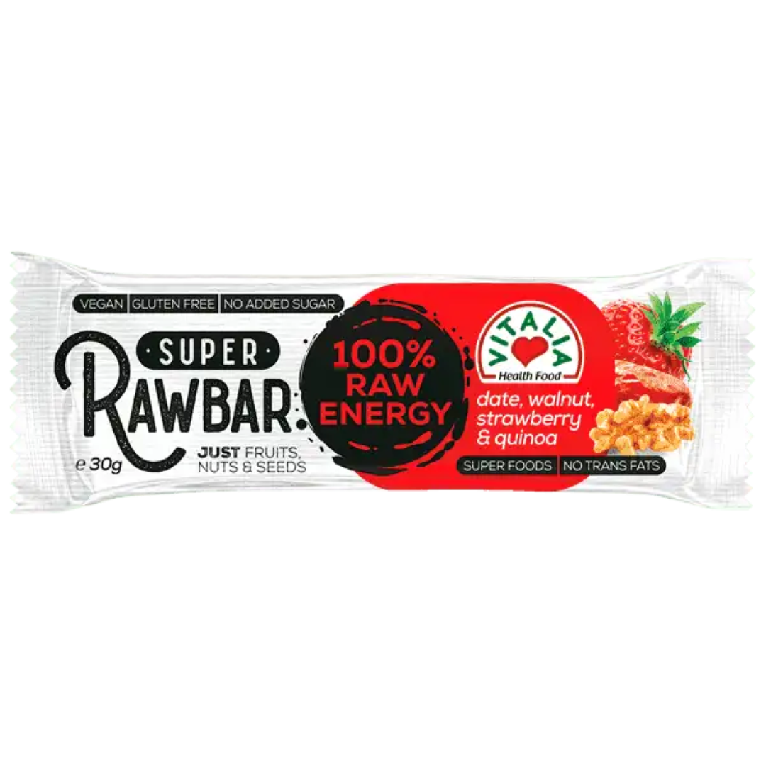 RAWBAR DATES WALNUTS & STRAWBERRY 30G